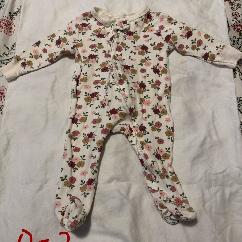 Floral Kids One Piece